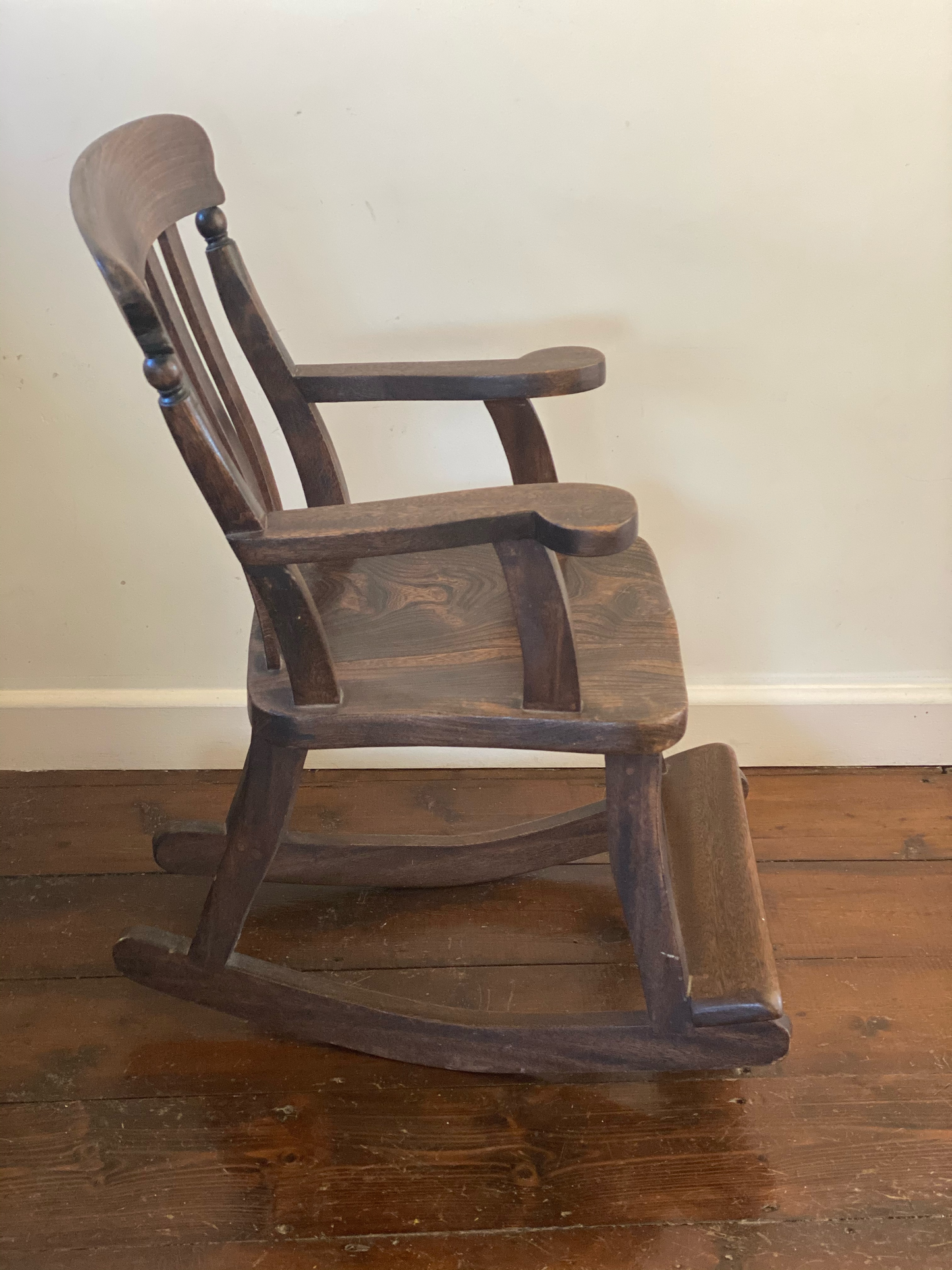 Hand-made Solid Wood Child's Rocking Chair