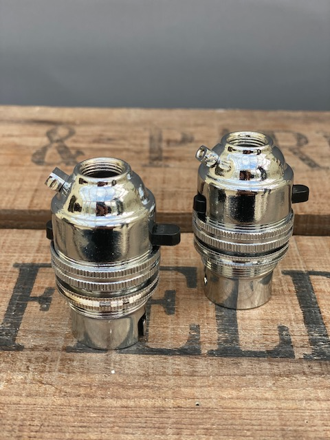 Chrome lamp holder deals