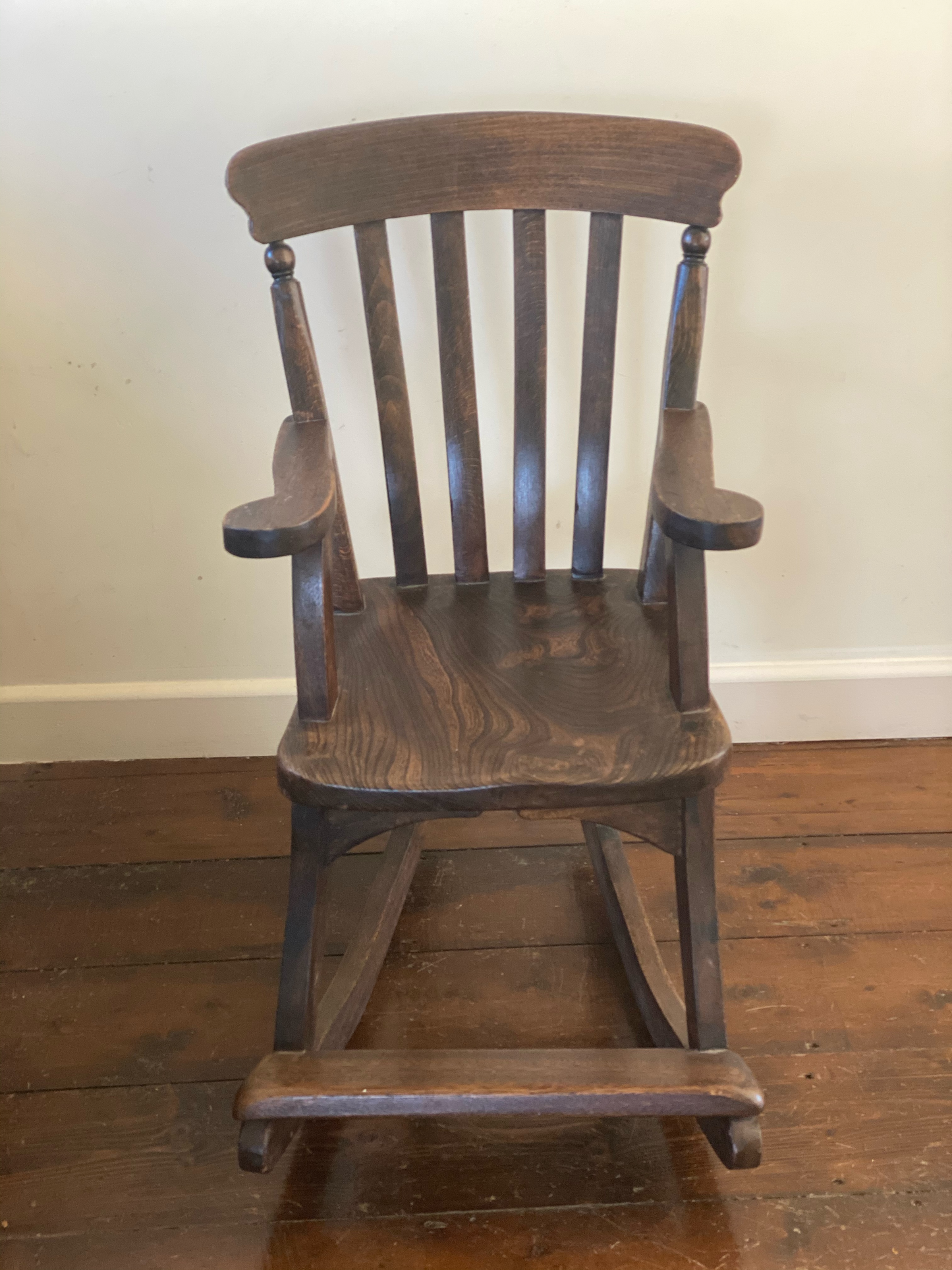 Hand-made Solid Wood Child's Rocking Chair