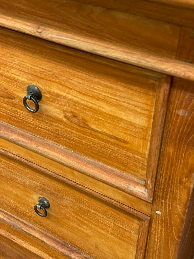 Large Oak Merchants Chest