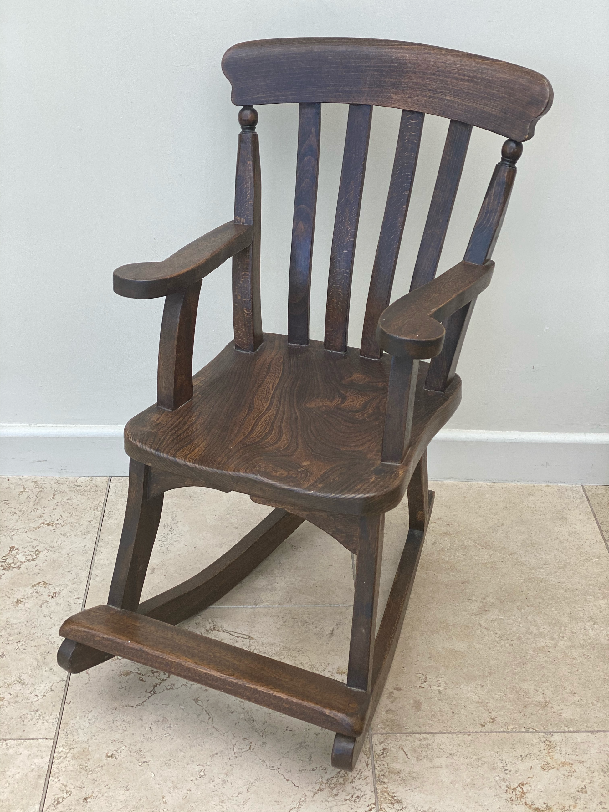 Solid oak rocking 2024 chair